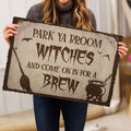 Ohaprints-Doormat-Outdoor-Indoor-Witch-Park-Ya-Broom-Witches-And-Come-On-In-For-A-Brew-Rubber-Door-Mat-672-