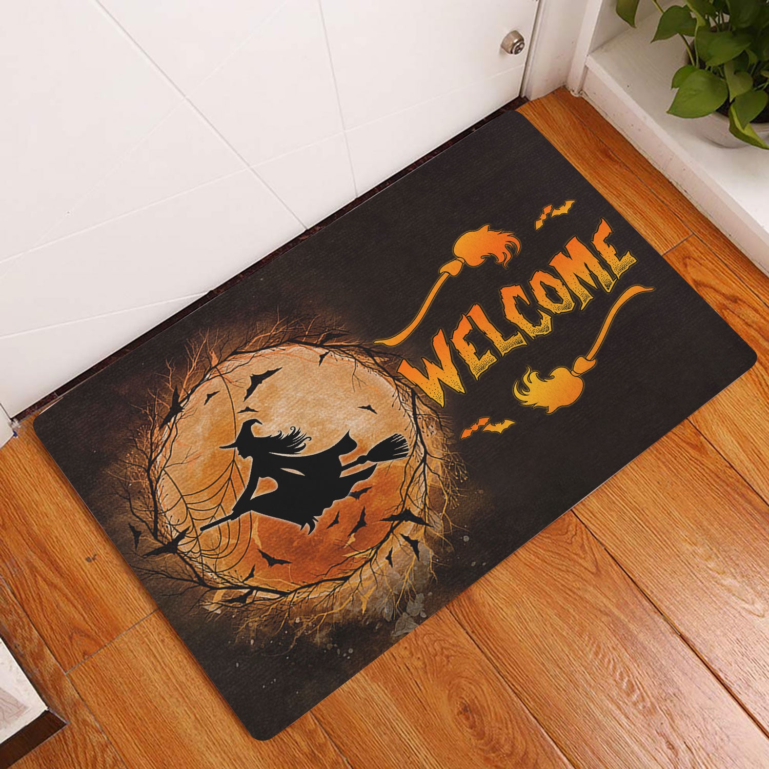 Ohaprints-Doormat-Outdoor-Indoor-Witch-Wizard-Halloween-Spell-Witches-Welcome-Rubber-Door-Mat-1590-