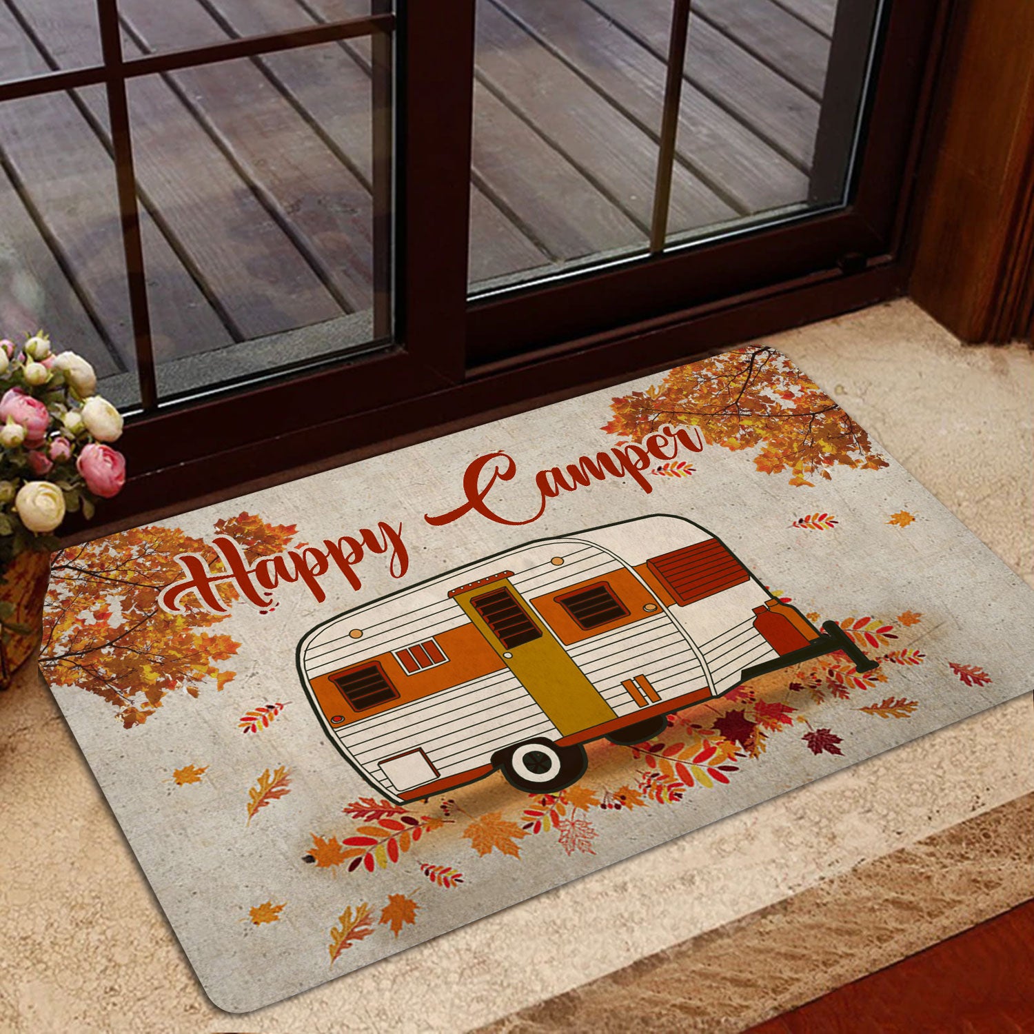 Camping Camper RV Doormat Happy Camper Door Mat Camper 