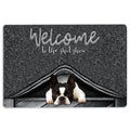 Ohaprints-Doormat-Outdoor-Indoor-Boston-Terrier-Dog-Welcome-To-The-Shitshow-Gifts-For-Dog-Lovers-Rubber-Door-Mat-1613-18'' x 30''