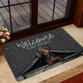 Ohaprints-Doormat-Outdoor-Indoor-Black-Tan-Dachshund-Welcome-To-The-Shitshow-Gifts-For-Dog-Lovers-Rubber-Door-Mat-1619-