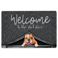 Ohaprints-Doormat-Outdoor-Indoor-English-Bulldog-Welcome-To-The-Shitshow-Gifts-For-Dog-Lovers-Rubber-Door-Mat-1621-18'' x 30''