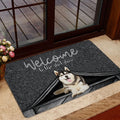 Ohaprints-Doormat-Outdoor-Indoor-Siberian-Husky-Dog-Welcome-To-The-Shitshow-Gifts-For-Dog-Lovers-Rubber-Door-Mat-1625-