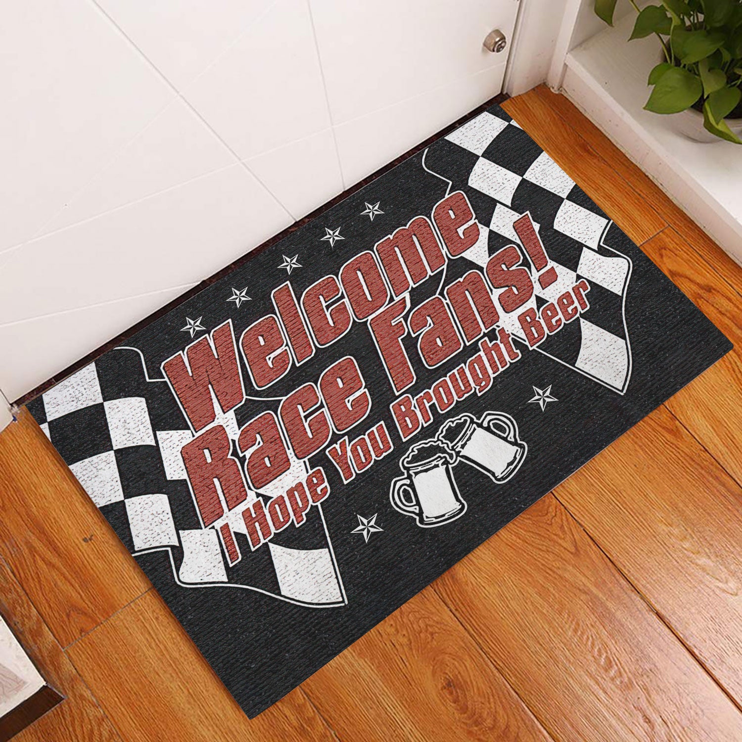 Ohaprints-Doormat-Outdoor-Indoor-Racing-Welcome-Race-Fans-Rubber-Door-Mat-710-