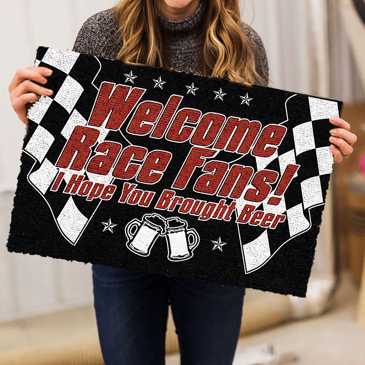 Ohaprints-Doormat-Outdoor-Indoor-Racing-Welcome-Race-Fans-Rubber-Door-Mat-710-