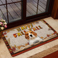 Ohaprints-Doormat-Outdoor-Indoor-Beagle-Dog-Happy-Fall-Y'All-Pumpkin-Spice-Maple-Leaf-Rubber-Door-Mat-1664-