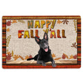 Ohaprints-Doormat-Outdoor-Indoor-Black-German-Shepherd-Happy-Fall-Y'All-Pumpkin-Spice-Maple-Leaf-Rubber-Door-Mat-1665-18'' x 30''