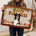 Ohaprints-Doormat-Outdoor-Indoor-Border-Collie-Dog-Happy-Fall-Y'All-Pumpkin-Spice-Maple-Leaf-Rubber-Door-Mat-1667-