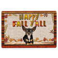 Ohaprints-Doormat-Outdoor-Indoor-Chihuahua-Dog-Happy-Fall-Y'All-Pumpkin-Spice-Maple-Leaf-Rubber-Door-Mat-1670-18'' x 30''