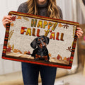 Ohaprints-Doormat-Outdoor-Indoor-Black-Tan-Dachshund-Happy-Fall-Y'All-Pumpkin-Spice-Maple-Leaf-Rubber-Door-Mat-1674-