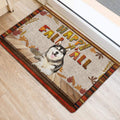 Ohaprints-Doormat-Outdoor-Indoor-Siberian-Husky-Dog-Happy-Fall-Y'All-Pumpkin-Spice-Maple-Leaf-Rubber-Door-Mat-1680-