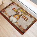 Ohaprints-Doormat-Outdoor-Indoor-Rough-Collie-Dog-Happy-Fall-Y'All-Pumpkin-Spice-Maple-Leaf-Rubber-Door-Mat-1685-