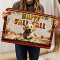 Ohaprints-Doormat-Outdoor-Indoor-Yellow-Labrador-Dog-Happy-Fall-Y'All-Pumpkin-Spice-Maple-Leaf-Rubber-Door-Mat-1690-