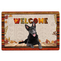 Ohaprints-Doormat-Outdoor-Indoor-Black-German-Shepherd-Welcome-Fall-Autumn-Pumpkin-Maple-Leaf-Rubber-Door-Mat-1694-18'' x 30''