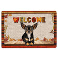 Ohaprints-Doormat-Outdoor-Indoor-Chihuahua-Dog-Welcome-Fall-Autumn-Pumpkin-Spice-Maple-Leaf-Rubber-Door-Mat-1698-18'' x 30''