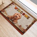 Ohaprints-Doormat-Outdoor-Indoor-Poodle-Dog-Welcome-Fall-Autumn-Pumpkin-Spice-Maple-Leaf-Rubber-Door-Mat-1710-