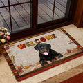 Ohaprints-Doormat-Outdoor-Indoor-Rottweiler-Dog-Welcome-Fall-Autumn-Pumpkin-Spice-Maple-Leaf-Rubber-Door-Mat-1712-