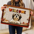 Ohaprints-Doormat-Outdoor-Indoor-Shih-Tzu-Shitzu-Dog-Welcome-Fall-Autumn-Pumpkin-Spice-Maple-Leaf-Rubber-Door-Mat-1715-