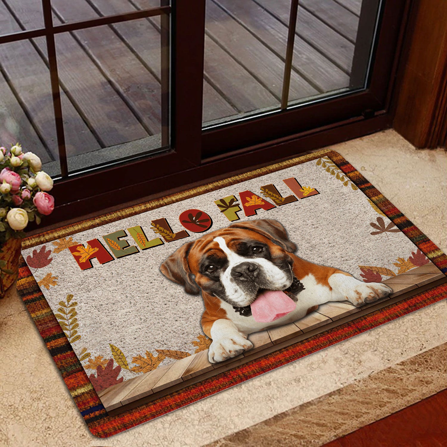 Ohaprints-Doormat-Outdoor-Indoor-Boxer-Dog-Hello-Fall-Pumpkin-Spice-Maple-Leaf-Autumn-Rubber-Door-Mat-1726-