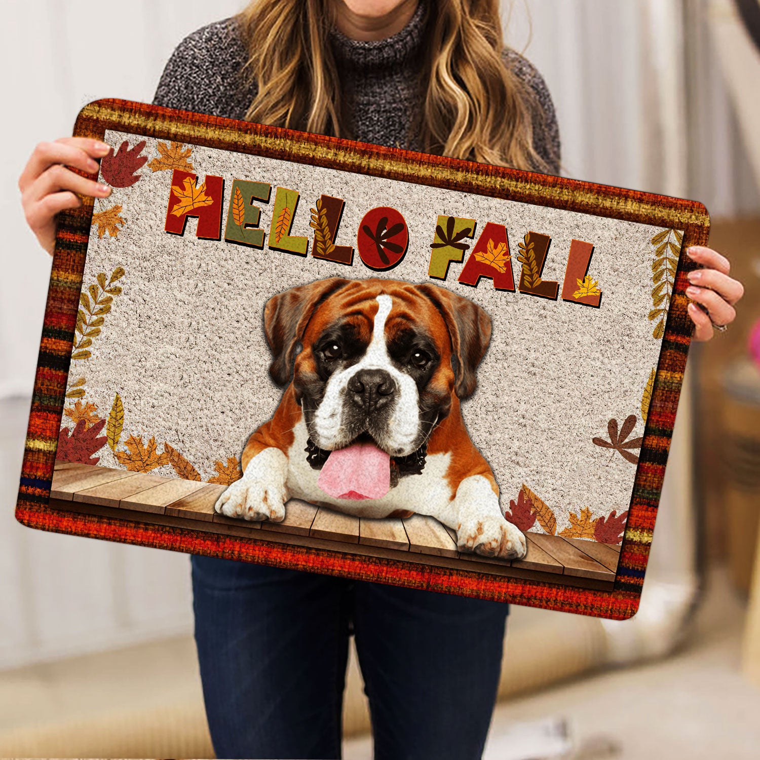 Ohaprints-Doormat-Outdoor-Indoor-Boxer-Dog-Hello-Fall-Pumpkin-Spice-Maple-Leaf-Autumn-Rubber-Door-Mat-1726-