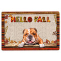 Ohaprints-Doormat-Outdoor-Indoor-English-Bulldog-Dog-Hello-Fall-Pumpkin-Spice-Maple-Leaf-Autumn-Rubber-Door-Mat-1733-18'' x 30''