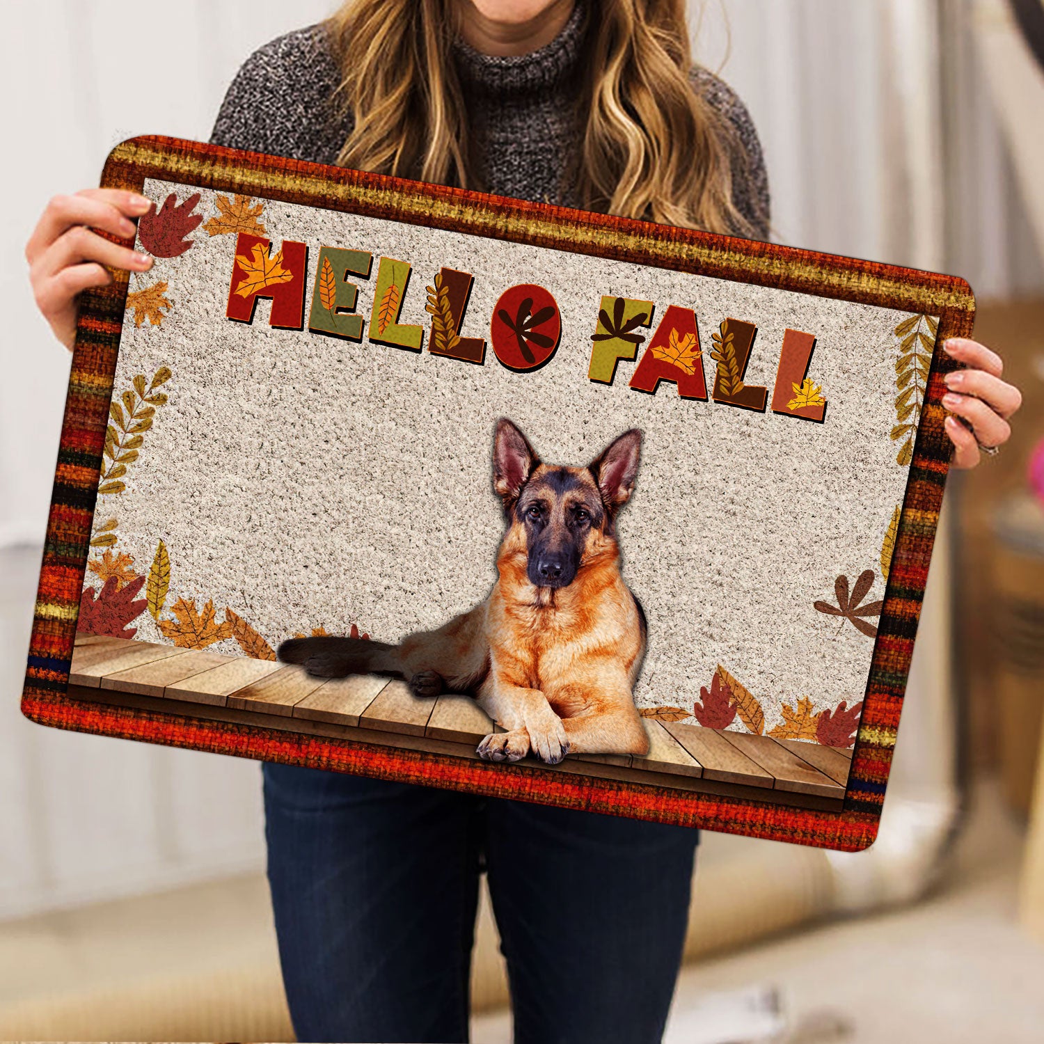 Ohaprints-Doormat-Outdoor-Indoor-German-Shepherd-Dog-Hello-Fall-Pumpkin-Spice-Maple-Leaf-Autumn-Rubber-Door-Mat-1735-