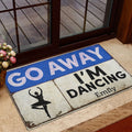 Ohaprints-Doormat-Outdoor-Indoor-Ballet-Go-Away-I'M-Dancing-Custom-Personalized-Name-Rubber-Door-Mat-716-