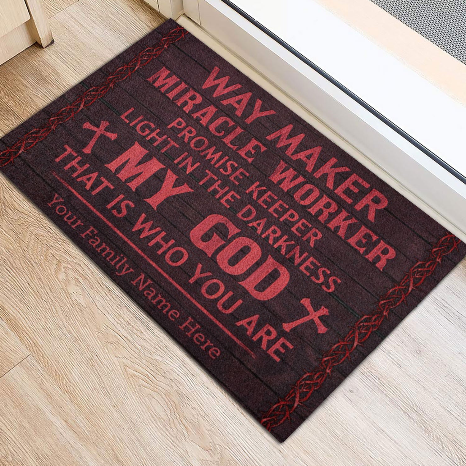 Ohaprints-Doormat-Outdoor-Indoor-Way-Maker-Miracle-Worker-Promise-Keeper-Custom-Personalized-Name-Rubber-Door-Mat-734-