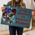 Ohaprints-Doormat-Outdoor-Indoor-Fishing-If-I'M-Missing-I'M-Probably-Fishing-Fisherman-Rubber-Door-Mat-741-