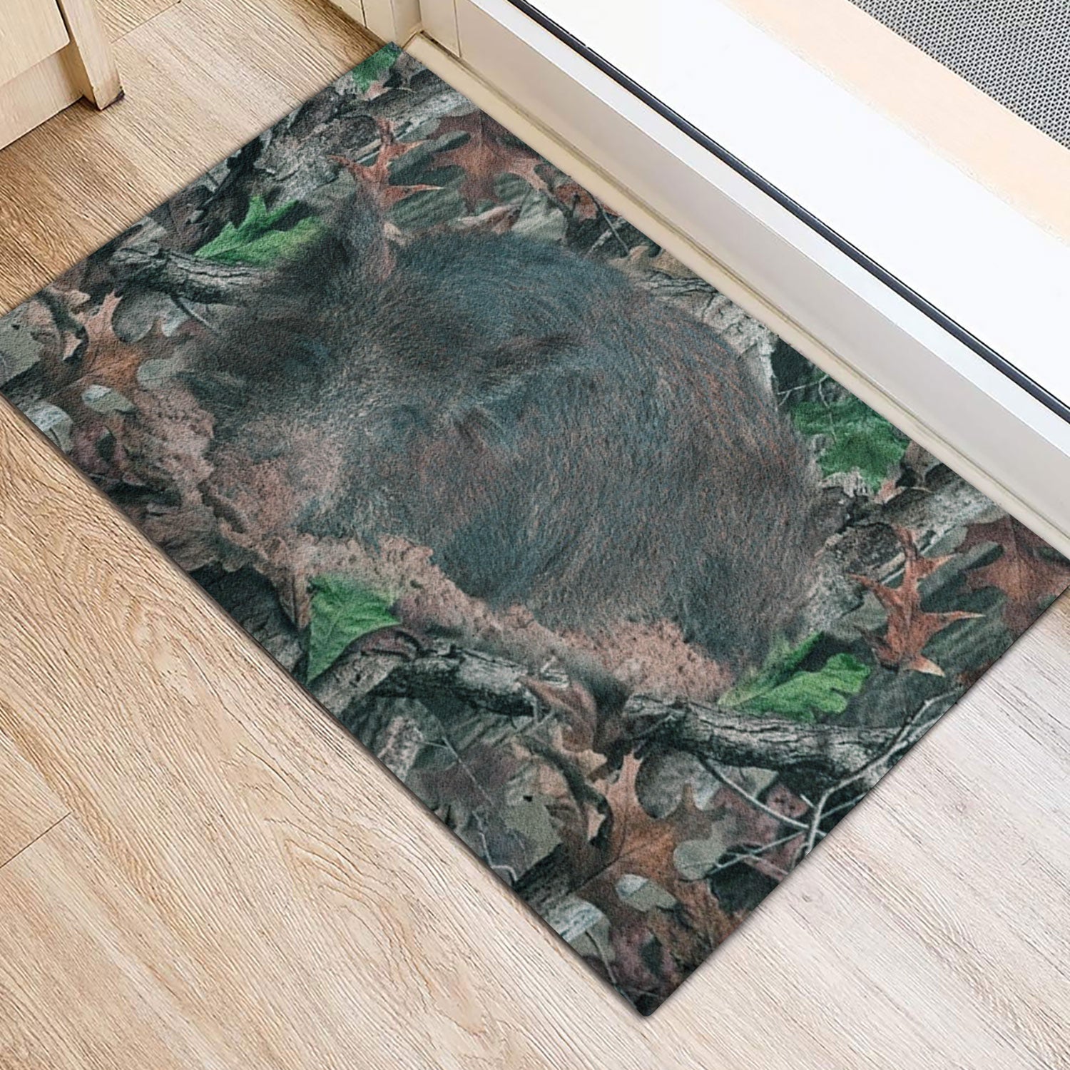 Ohaprints-Doormat-Outdoor-Indoor-Hunting-Boar-Hunts-And-Hog-Camo-Pattern-Rubber-Door-Mat-742-