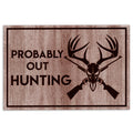 Ohaprints-Doormat-Outdoor-Indoor-Hunting-Hunter-Probably-Our-Hunting-Rubber-Door-Mat-746-18'' x 30''