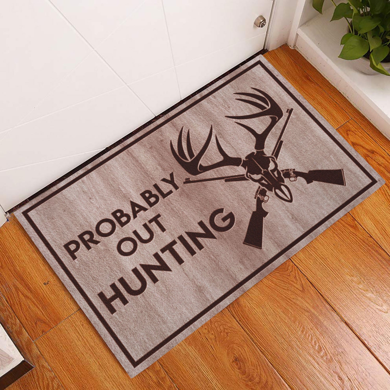 Ohaprints-Doormat-Outdoor-Indoor-Hunting-Hunter-Probably-Our-Hunting-Rubber-Door-Mat-746-