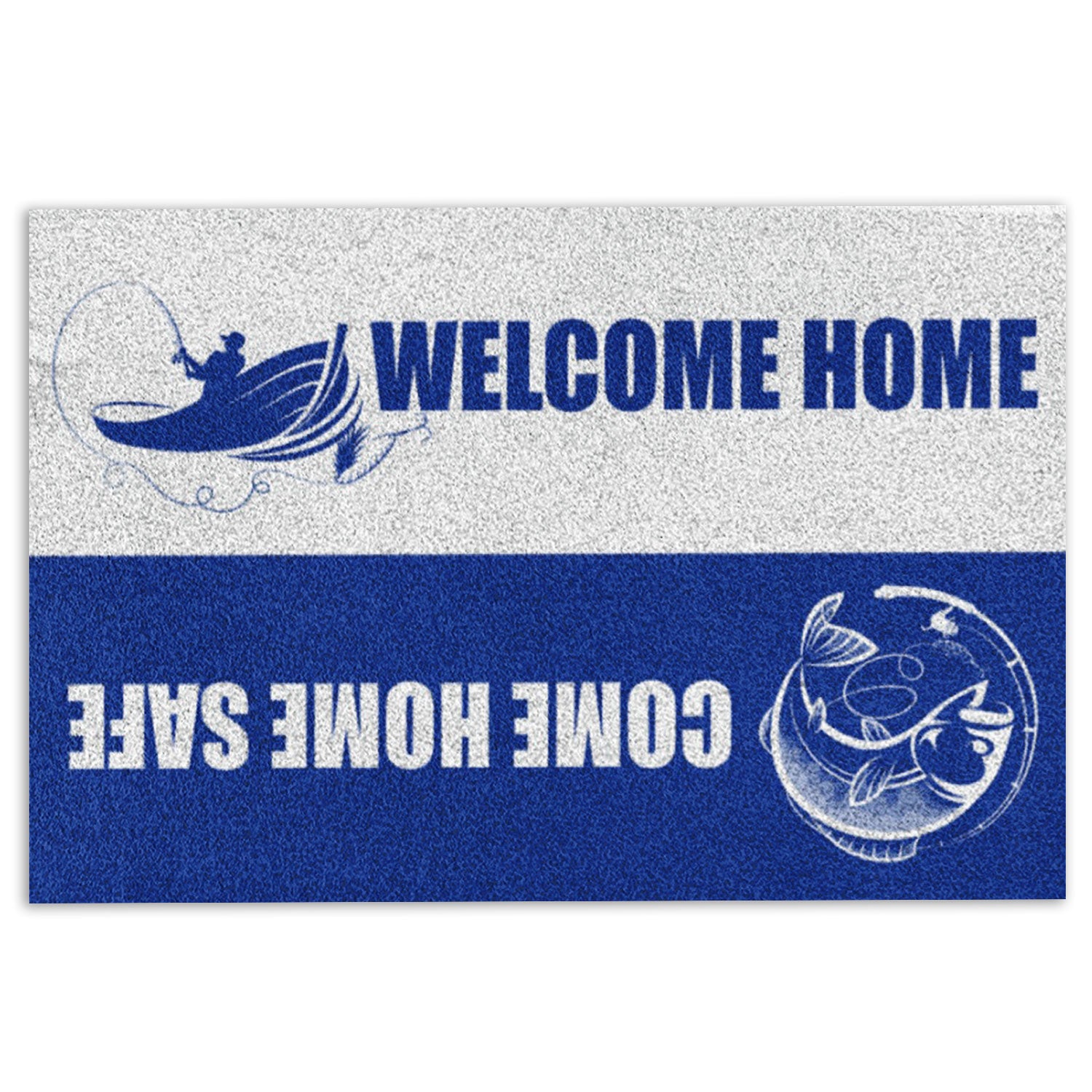 Ohaprints-Doormat-Outdoor-Indoor-Fishing-Welcome-Home-Come-Home-Safe-Fisherman-Rubber-Door-Mat-755-18'' x 30''