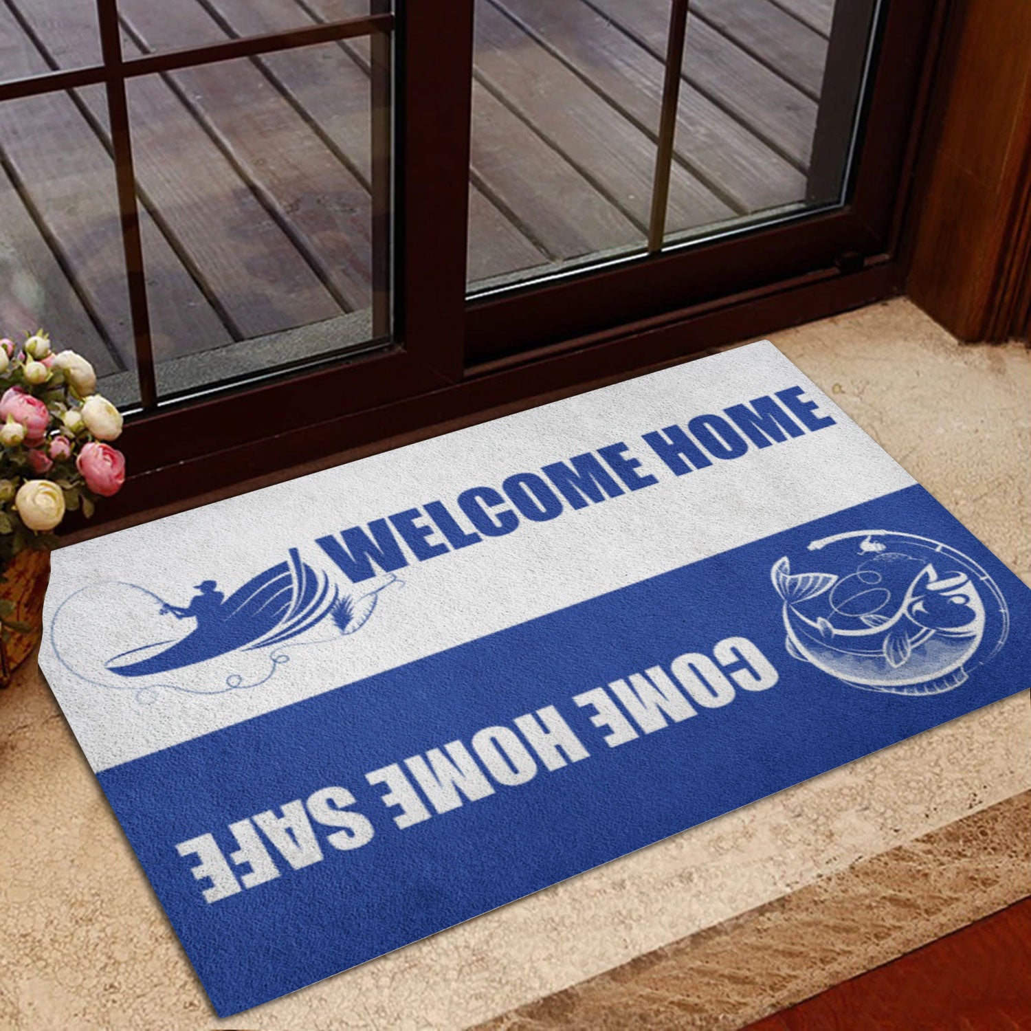 Ohaprints-Doormat-Outdoor-Indoor-Fishing-Welcome-Home-Come-Home-Safe-Fisherman-Rubber-Door-Mat-755-