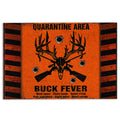 Ohaprints-Doormat-Outdoor-Indoor-Hunting-Quarantime-Area-Buck-Fever-Hunter-Rubber-Door-Mat-757-18'' x 30''