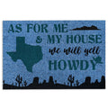 Ohaprints-Doormat-Outdoor-Indoor-Cowboy-Cowgirl-Texas-As-For-Me-And-My-Hous-We-Will-Yell-Howdy-Rubber-Door-Mat-761-18'' x 30''