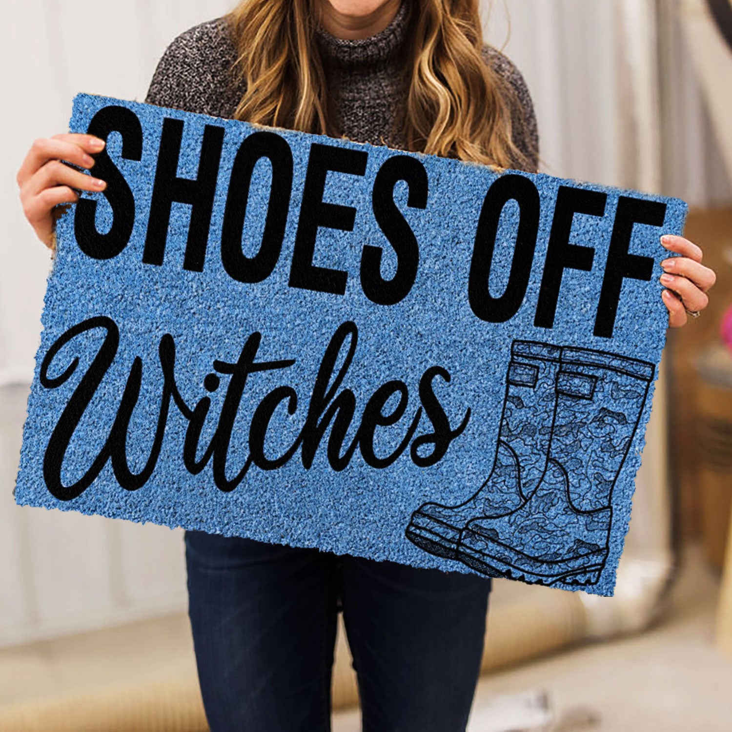 Ohaprints-Doormat-Outdoor-Indoor-Cowgirl-Shoes-Of-Witches-Rubber-Door-Mat-763-