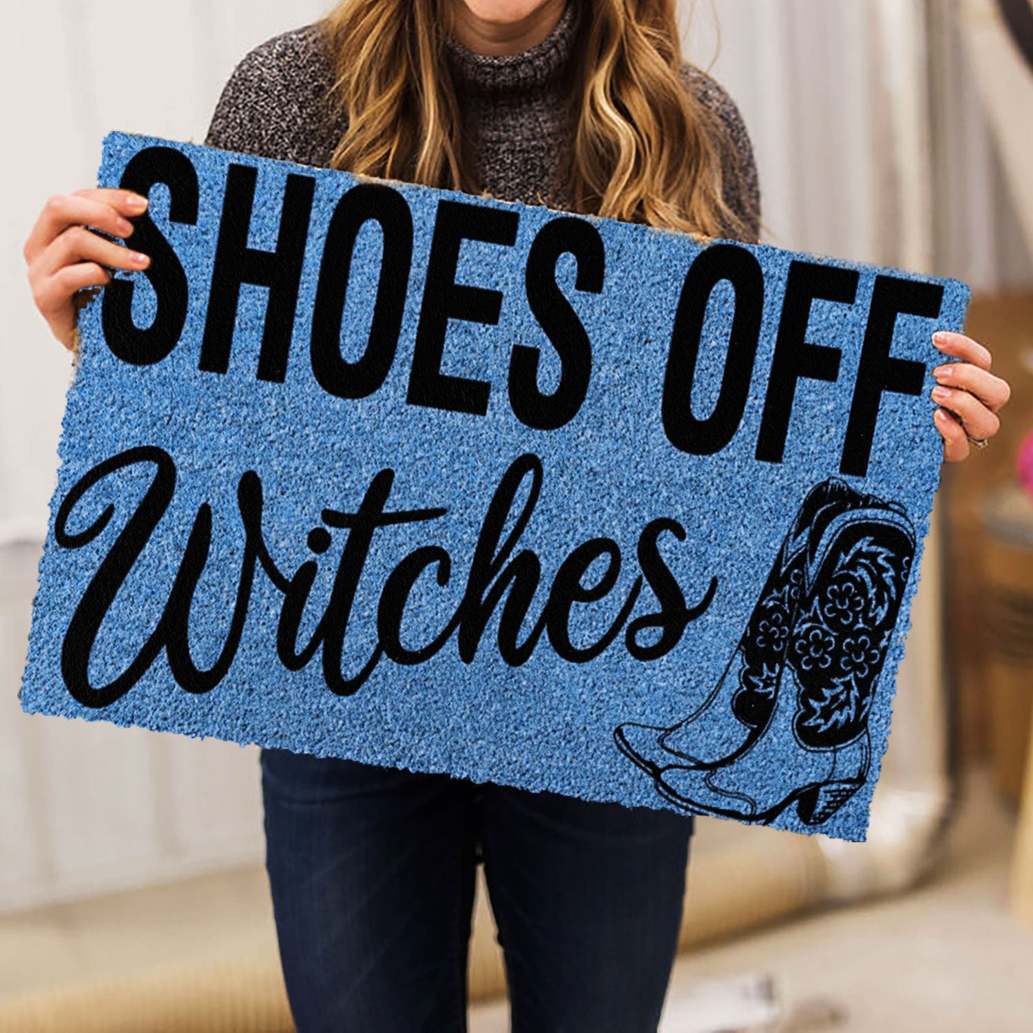 Ohaprints-Doormat-Outdoor-Indoor-Cowgirl-Cowboy-Shoes-Of-Witches-Rubber-Door-Mat-765-