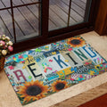 Ohaprints-Doormat-Outdoor-Indoor-Autism-Awareness-Be-Kind-Sunflower-License-Plates-Rubber-Door-Mat-766-