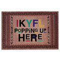 Ohaprints-Doormat-Outdoor-Indoor-Ikyfl-Popping-Up-Here-Rubber-Door-Mat-769-18'' x 30''