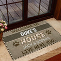 Ohaprints-Doormat-Outdoor-Indoor-Dog-Welcome-To-My-House-Custom-Personalized-Name-Rubber-Door-Mat-776-