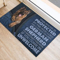 Ohaprints-Doormat-Outdoor-Indoor-German-Shepherd-Dog-This-House-Is-Protected-By-The-God-Lord-Rubber-Door-Mat-779-