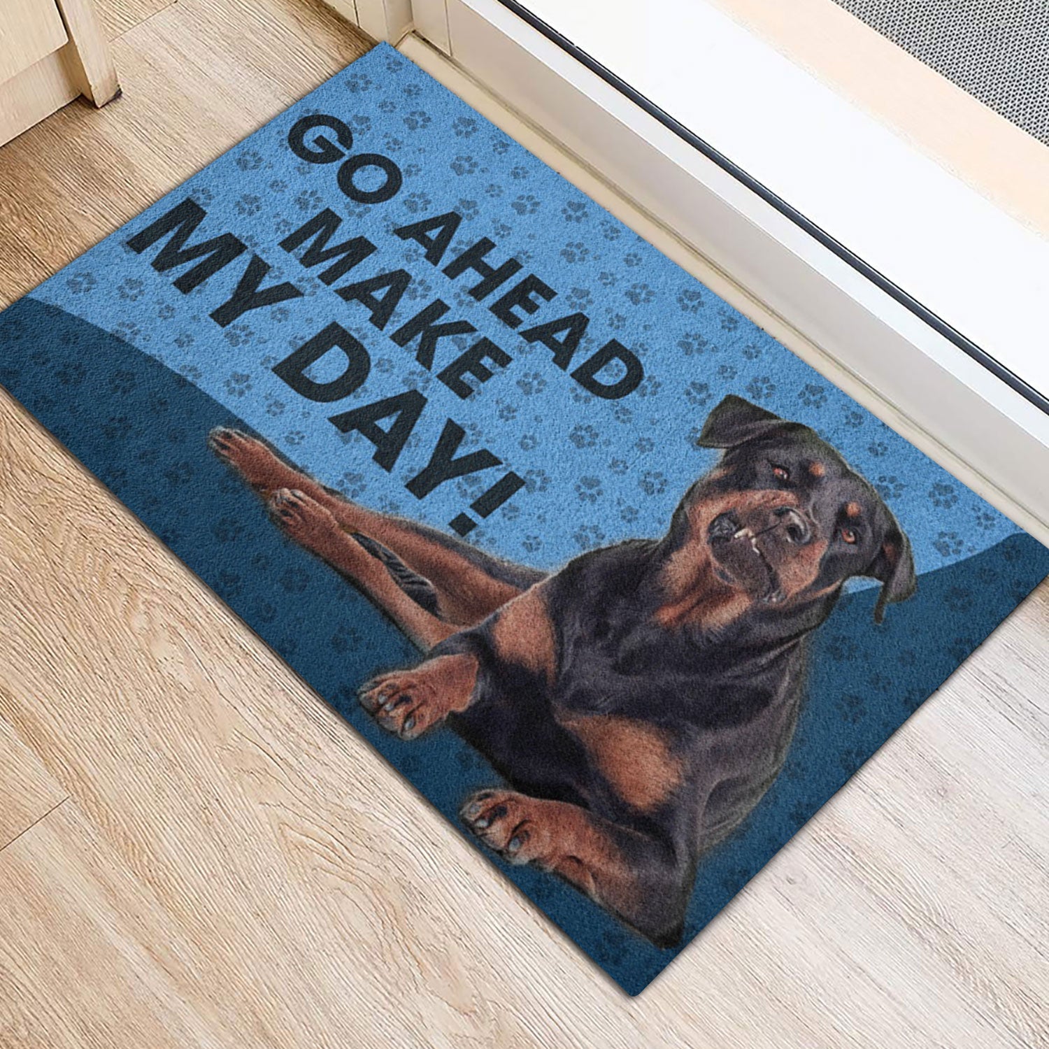 Ohaprints-Doormat-Outdoor-Indoor-Rottweiler-Dog-Go-Ahead-Make-My-Day-Rubber-Door-Mat-780-