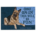 Ohaprints-Doormat-Outdoor-Indoor-German-Shepherd-Come-On-In-This-Custom-Personalized-Name-Rubber-Door-Mat-782-18'' x 30''