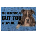 Ohaprints-Doormat-Outdoor-Indoor-Pitbull-Dog-You-Might-Get-In-But-You-Won'T-Get-Out-Rubber-Door-Mat-794-18'' x 30''