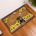 Ohaprints-Doormat-Outdoor-Indoor-Rottweiler-Dog-Hello-Sunflower-Butterfly-Rubber-Door-Mat-1783-