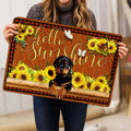 Ohaprints-Doormat-Outdoor-Indoor-Rottweiler-Dog-Hello-Sunflower-Butterfly-Rubber-Door-Mat-1783-