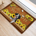 Ohaprints-Doormat-Outdoor-Indoor-St-Bernard-Dog-Hello-Sunflower-Butterfly-Rubber-Door-Mat-1789-