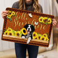 Ohaprints-Doormat-Outdoor-Indoor-St-Bernard-Dog-Hello-Sunflower-Butterfly-Rubber-Door-Mat-1789-