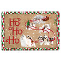 Ohaprints-Doormat-Outdoor-Indoor-Shih-Tzu-Shitzu-Santa-Claus-Hohoho-Christmas-Snow-Rubber-Door-Mat-1804-18'' x 30''